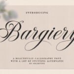 Bargiery Font - Featured Image