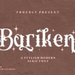 Bariken Font - Featured Image