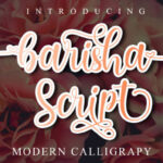 Barisha Script Font - Featured Image