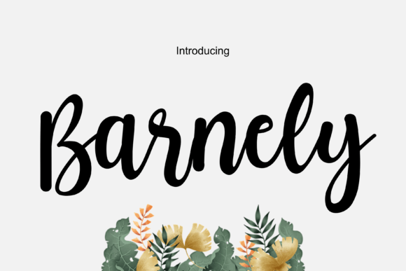 Barnely Font - Featured Image