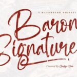 Barong Signature Font - Featured Image