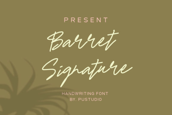 Barret Signature Font - Featured Image