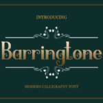 Barringtone Font - Featured Image