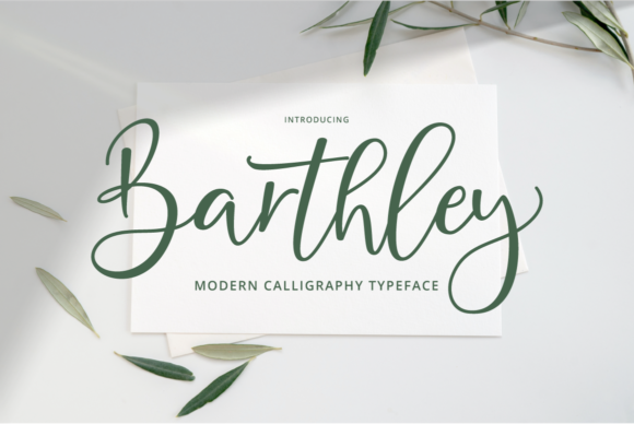 Barthley Font - Featured Image