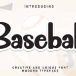 Baseball Font - Featured Image