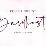 Baselliost Handwritten Script Font - Featured Image