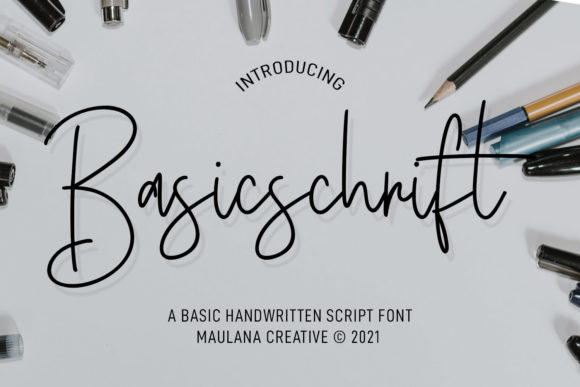 Basicschrift Font - Featured Image