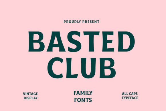 Basted Club Font - Featured Image