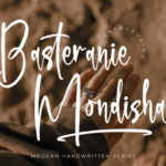 Basteranie Mondisha Font - Featured Image