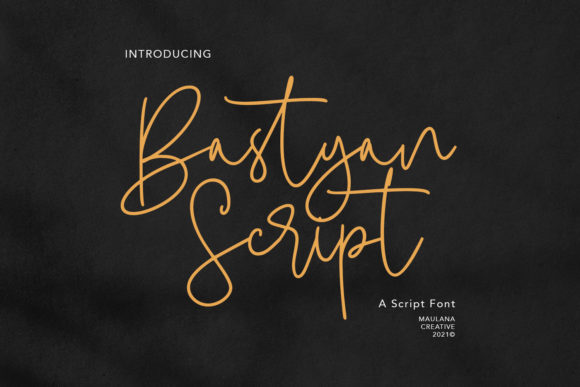 Bastyan Script Font - Featured Image