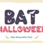 Bat Halloween Font - Featured Image