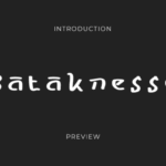 Bataknesse Font - Featured Image