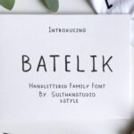 Batelik Font - Featured Image