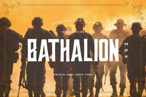 Bathalion Font - Featured Image