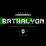 Bathalyon Army Font - Featured Image