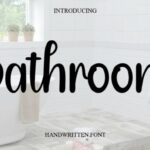 Bathroom Font - Featured Image