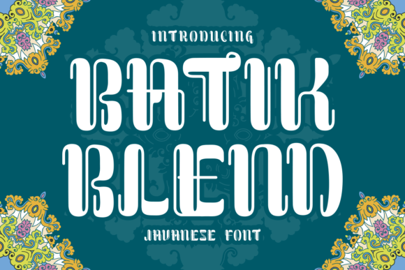 Batik Blend Font - Featured Image
