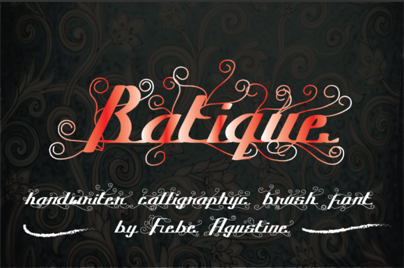 Batique Font - Featured Image