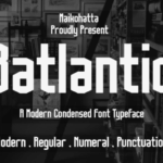 Batlantic Font - Featured Image