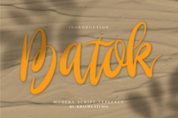 Batok Script Font - Featured Image