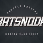 Batsnoda Font - Featured Image