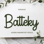 Batteky Font - Featured Image