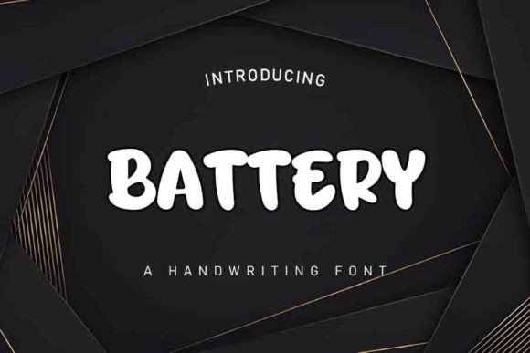 Battery Font - Featured Image
