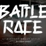 Battle Race Font - Featured Image