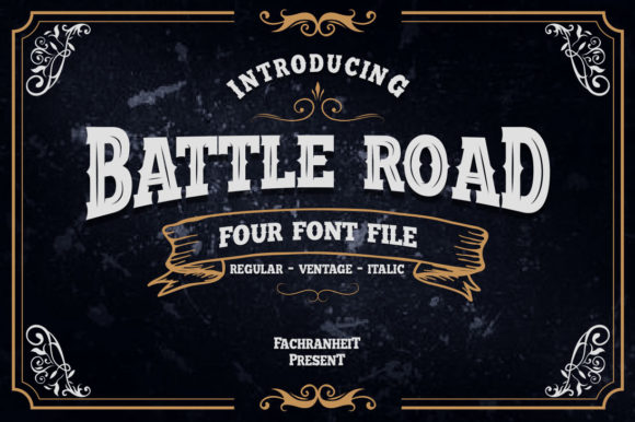 Battle Road Font - Featured Image
