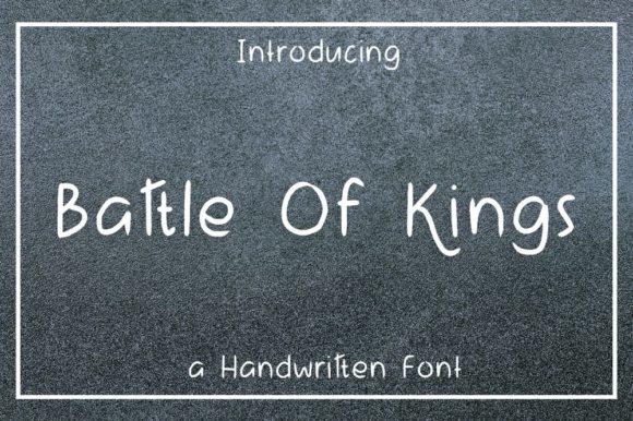 Battle of Kings Font - Featured Image