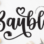 Bauble Font - Featured Image