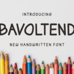 Bavoltend Font - Featured Image