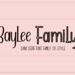 Baylee Famiy Font - Featured Image