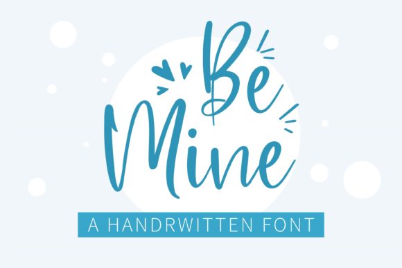 Be Mine Font - Featured Image