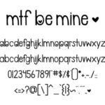 Be Mine Font - Featured Image