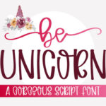 Be Unicorn Font - Featured Image