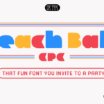 Beach Ball CPC Font - Featured Image