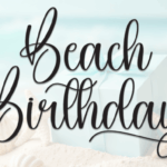Beach Birthday Font - Featured Image