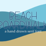 Beach Boardwalk Font - Featured Image