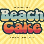 Beach Cake Font - Featured Image