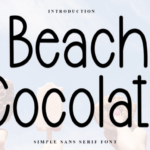 Beach Cocolate Font - Featured Image