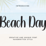 Beach Day Font - Featured Image