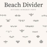 Beach Divider Font - Featured Image