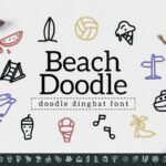 Beach Doodle Font - Featured Image