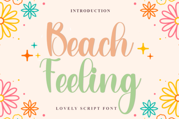 Beach Feeling Font - Featured Image