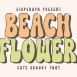 Beach Flower Font - Featured Image