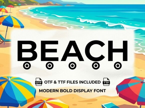 Beach Font - Featured Image