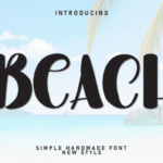 Beach Font - Featured Image