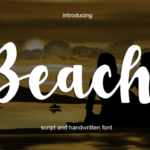 Beach Font - Featured Image