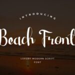 Beach Front Font - Featured Image